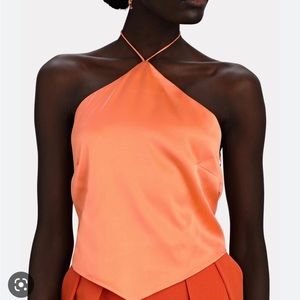 Retrofete doris silk halter worn one time